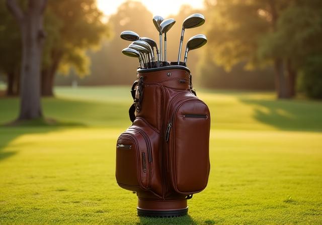 Sacca da golf completa con ferri e legni